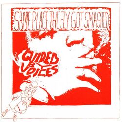 Guided By Voices Same Place The Fly Got Smashed TRANSPARENT RED VINYL LP