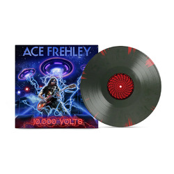 Ace Frehley 10,000 Volts METAL GYM LOCKER SPLATTER VINYL LP