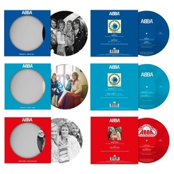 ABBA Waterloo 50th Anniversary 3 x VINYL 7" PICTURE DISC BUNDLE