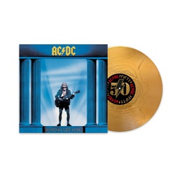 AC/DC Who Made Who 50th Anniversary GOLD NUGGET VINYL LP DINGED SLEEVE