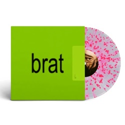 Charli XCX Brat CLEAR / PINK VINYL LP