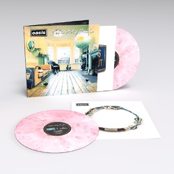 Oasis Definitely Maybe 30th anniversary STRAWBERRIES / CREAM VINYL 2 LP - DINGED SLEEVE