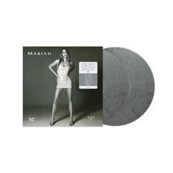 Mariah Carey #1s METALLIC SILVER / BLACK SWIRL VINYL 2 LP