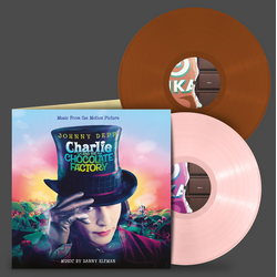 Danny Elfman Charlie & The Chocolate Factory BROWN / PINK VINYL 2 LP