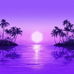 Purple Disco Machine Paradise INDIE TRANSPARENT PURPLE VINYL 2 LP