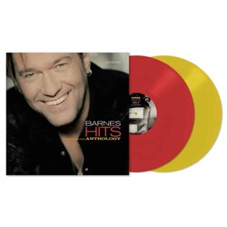 Jimmy Barnes Hits The Double Album Anthology RED & YELLOW VINYL 2 LP SIGNED