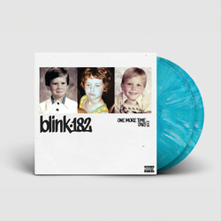 Blink-182 One More Time…Part-2 Complete Deluxe Edition BLUE BALLS VINYL 2 LP DINGED CORNER