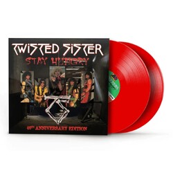 Twisted Sister Stay Hungry 40th Anniversary Rocktober 2024 TRANSLUCENT RED VINYL 2 LP