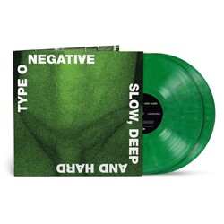 Type O Negative Slow Deep & Hard Rocktober 2024 GREEN/BLACK MARBLE VINYL 2 LP