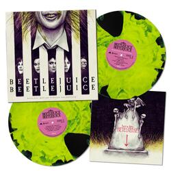 Beetlejuice Beetlejuice soundtrack AUSTRALIAN EXCLUSIVE NEON GREEN & BLACK VINYL 2 LP