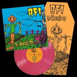 AFI All Hallow's E.P. 25th Anniversary LIMITED PINK VINYL 10" + COFFIN POSTER