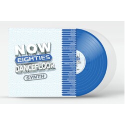 NOW That's What I Call 80's Dancefloor Synth LIMITED BLUE & CLEAR VINYL 2 LP - DINGED CORNER
