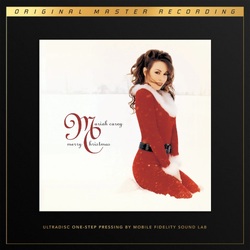 Mariah Carey Merry Christmas 30th Anniversary MFSL UltraDisc One-Step 180GM BLACK VINYL LP SET 33RPM