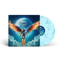 Bliss n Eso The Moon The Light Side BLUE MOON MARBLED VINYL LP