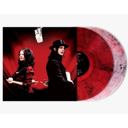 White Stripes Get Behind Me Satan 20th anniversary RED SMOKE / CLEAR W RED & BLACK SMOKE VINYL 2 LP