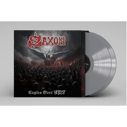 Saxon Eagles Over Hellfest SILVER VINYL 2 LP
