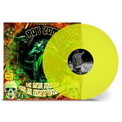 Rob Zombie The Lunar Injection Kool Aid Eclipse Conspiracy TRANSPARENT NEON YELLOW VINYL LP