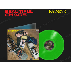 KATSEYE BEAUTIFUL CHAOS EP NEON LIME VINYL