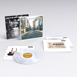 Oasis What's The Story Morning Glory / Unplugged 30th Anniversary CRYSTAL CLEAR VINYL 3 LP SET