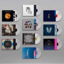 Coldplay Clear ECO Vinyl LP 10 album bundle