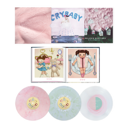 Melanie Martinez Crybaby / Dollhouse 10th anniversary DELUXE CLOUDY PINK / COKE BOTTLE CLEAR / BUBBLEGUM VINYL 3 LP