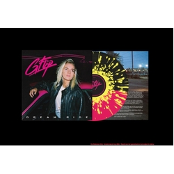 G Flip Dream Ride INDIE EXCLUSIVE PINK & BLACK WITH YELLOW SPLATTER VINYL LP