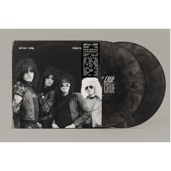 Motley Crue From The Beginning BLACK MARBLE LEATHER VINYL 2 LP