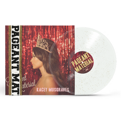 Kacey Musgraves Pageant Material 10th Anniversary LIMITED CLEAR GOLD GLITTER VINYL LP