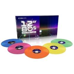 Various Artists NOW Presents 12" 80s Volume 2 1983 - 1984 #D MULTI COLOURED VINYL 5 LP BOX SET