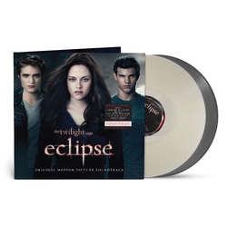 Various Artists The Twilight Saga Eclipse Soundtrack MILKY CLEAR / BLACK ICE VINYL 2 LP