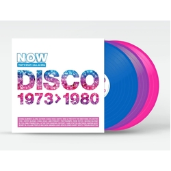 Various NOW That's What I Call An Era DISCO 1973 - 1980 BLUE VIOLET PINK VINYL 3 LP SET