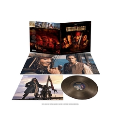 Pirates of the Caribbean Curse of the Back Pearl soundtrack BLACK ICE VINYL LP