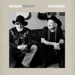 Willie Nelson Workin' Man Willie Sings Merle BLACK VINYL LP
