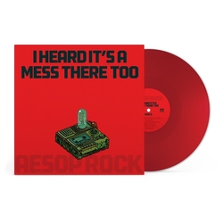 Aesop Rock I Heard It's A Mess There Too RED VINYL LP