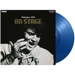 Elvis Presley On Stage February 1970 MOV ltd NUMBERED 180GM BLUE VINYL LP