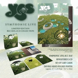 Yes Symphonic Live 2CD / BLU-RAY CLAMSHELL BOX + POSTER + ARTCARDS