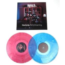 M83 Hurry Up We're Dreaming 15th Anniversary LIMITED CLEAR PINK & CLEAR BLUE VINYL 2 LP