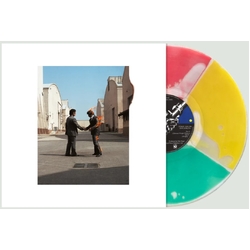 Pink Floyd Wish You Were Here GREEN RED BLUE YELLOW QUAD LIQUID FILLED VINYL LP
