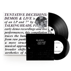 Talking Heads Tentative Decisions Demos & Live BLACK VINYL LP + 7INCH