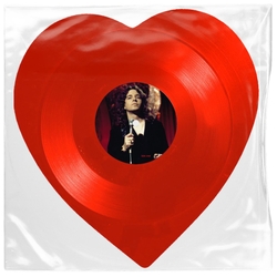 John Paul Young Love Is In The Air LIMITED HEART SHAPED RED VINYL 12INCH
