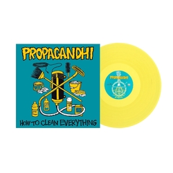 Propagandhi How To Clean Everything indies TRANSPARENT YELLOW VINYL LP