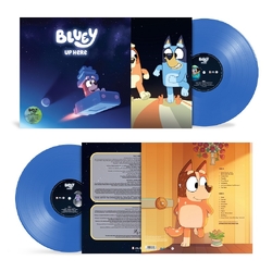 Bluey Up Here TRANSLUCENT BLUE VINYL LP