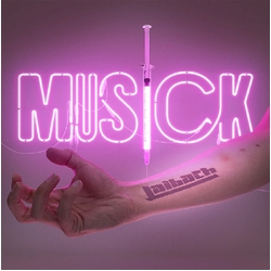 Laibach MUSICK limited edition NEON PINK VINYL LP