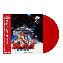 John Williams Star Wars The Empire Strikes Back soundtrack JAPANESE LIMITED VINYL 2LP - COLOURED RED +OBI