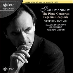 Stephen Hough & Dallas Symphony Orchestra & Andrew Litton Rachmaninoff Piano Concertos 1-4 &  Paganini Rhapsody BLACK VINYL 3LP