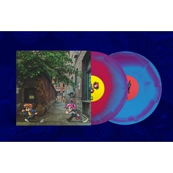 Anamanaguchi Scott Pilgrim EX HOT PINK AND SKY BLUE MERGE VINYL 2 LP