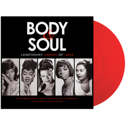 Various Artists Body and Soul Legendary Ladies Of Jazz COLOURED RED TRANSLUCENT VINYL LP
