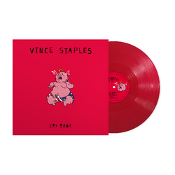 Vince Staples Cry Baby indie EXCLUSIVE OPAQUE APPLE RED VINYL LP