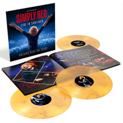 Simply Red Holding Back The Years Live In Santiago MOV LIMITED NUMBERED CLEAR, YELLOW & BLACK MARBLED VINYL 3 LP
