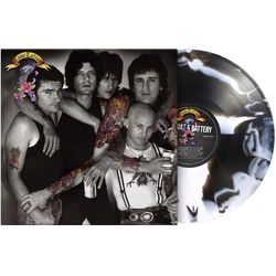 Rose Tattoo Assault & Battery MOV LIMITED NUMBERED WHITE AND BLACK SWIRLED VINYL LP